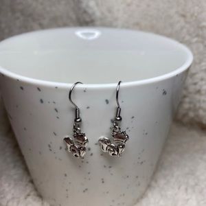 Fox earrings